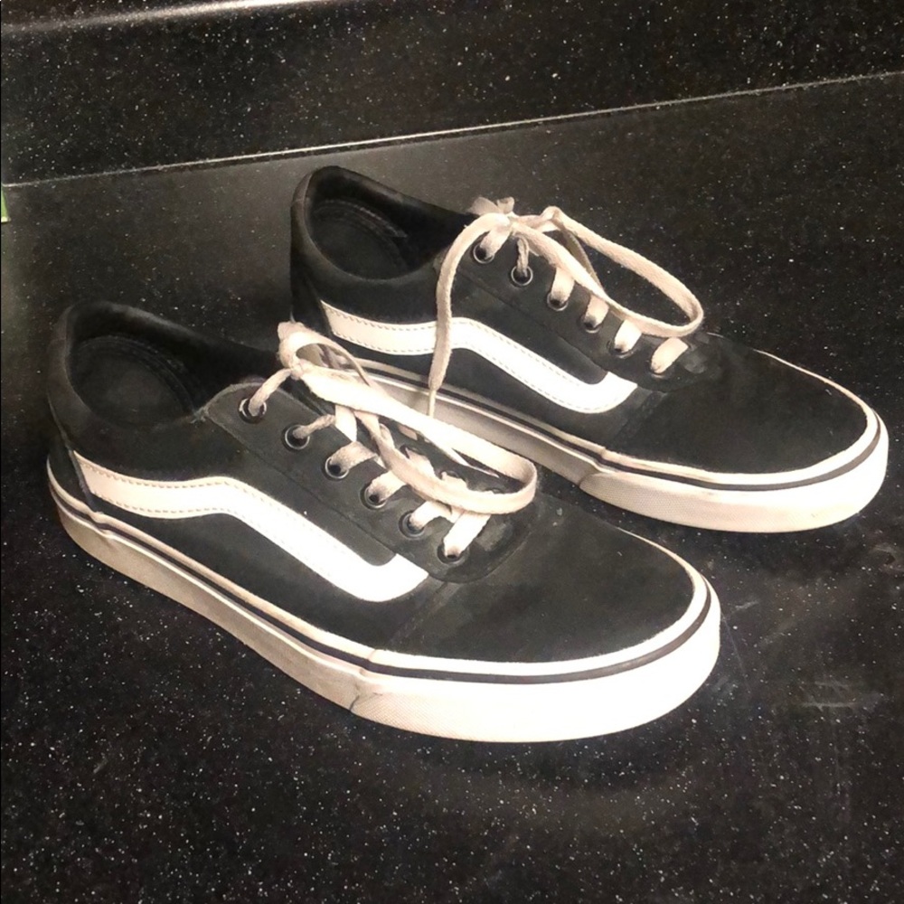 black old school vans